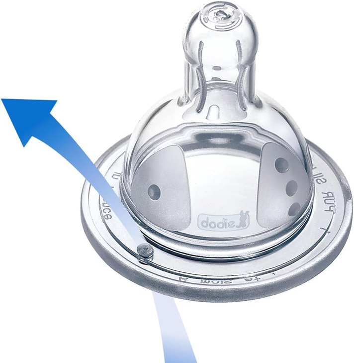 DODIE fles 330 ml speen 3 snelle stroom 6 m+