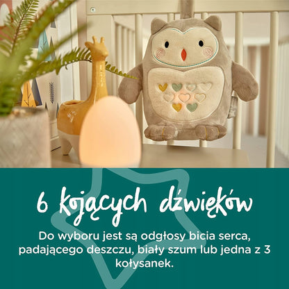 TOMMEE TIPPEE Bufnița Ollie Jucărie de pluș cu sunete fără lumină