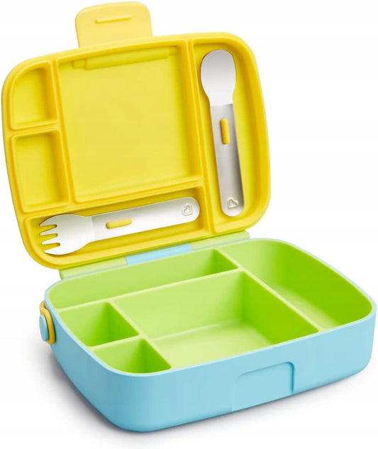 Munchkin Bento Box – otwarta śniadaniówka; katalogowe sztućce nie są częścią oferty
