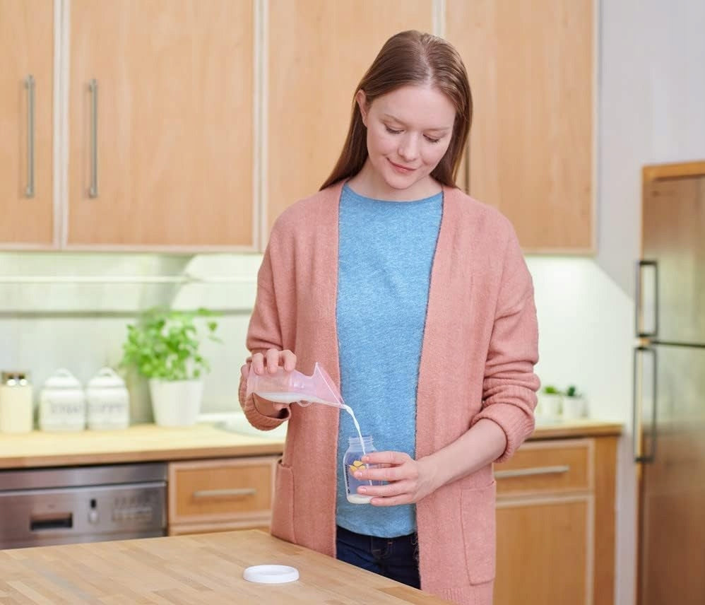 MEDELA kolektor silikonowy do zbierania pokarmu, silikonowy pojemnik na mleko matki, BPA free, uniwersalny