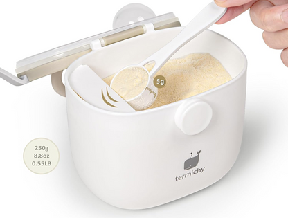 TERMICHY récipient pour lait infantile 500 ml 250 g + mesurette