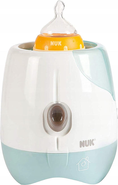 NUK Thermo Rapid PODGRZEWACZ DO DOMU do butelek i słoiczków, biało-turkusowy, szybkie podgrzewanie