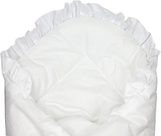 TUPTAM bezik, swaddle with frill