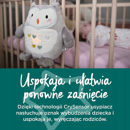 TOMMEE TIPPEE Bufnița Ollie Jucărie de pluș cu sunete fără lumină