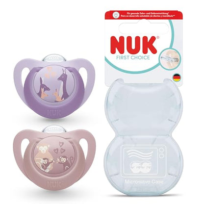 NUK First Choice silikonska duda za pomirjanje x2 18-36m