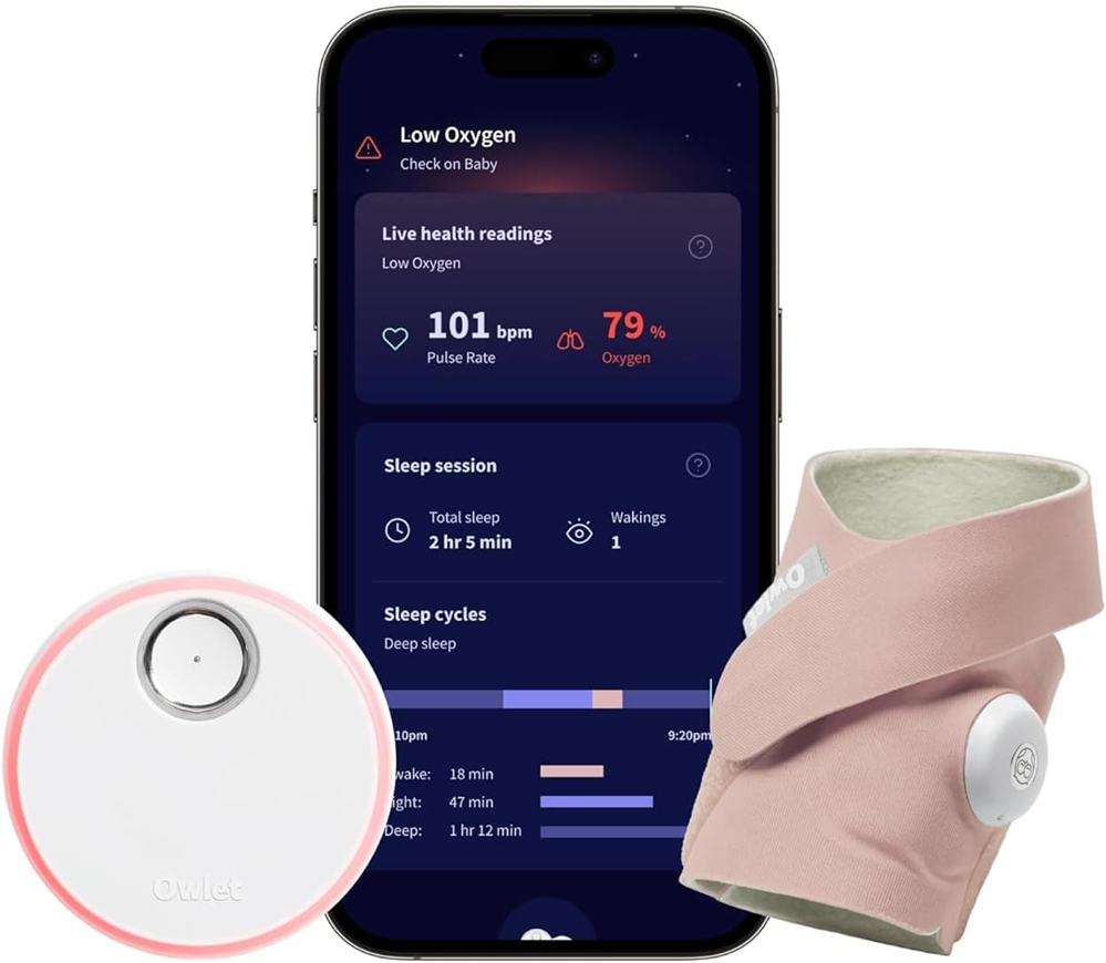 OWLET DREAM SOCK intelligent oxygen level and pulse monitor for infants