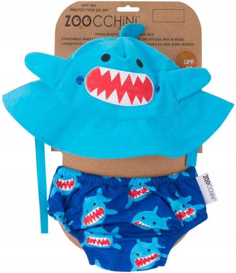 ZOOCCHINI swim diaper and hat