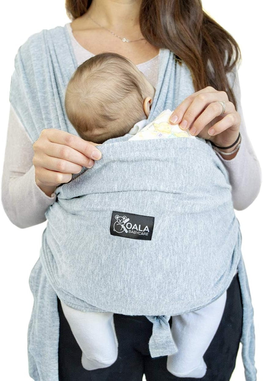 KOALA BABYCAREbaby sling / baby carriercolour blueage 0m +max. weight 10 kgmaterial 95% cotton, 5% spandexNew