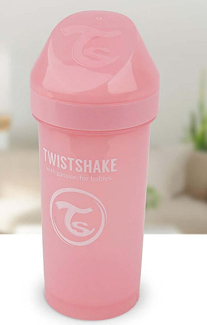 TWISTSHAKE Kid Cup cană anti-vărsare cu cioc și blender, 360 ml, 12 luni+
