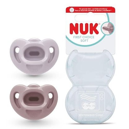 NUK First Choice Soft nappar 2 st. 0-6 mån.