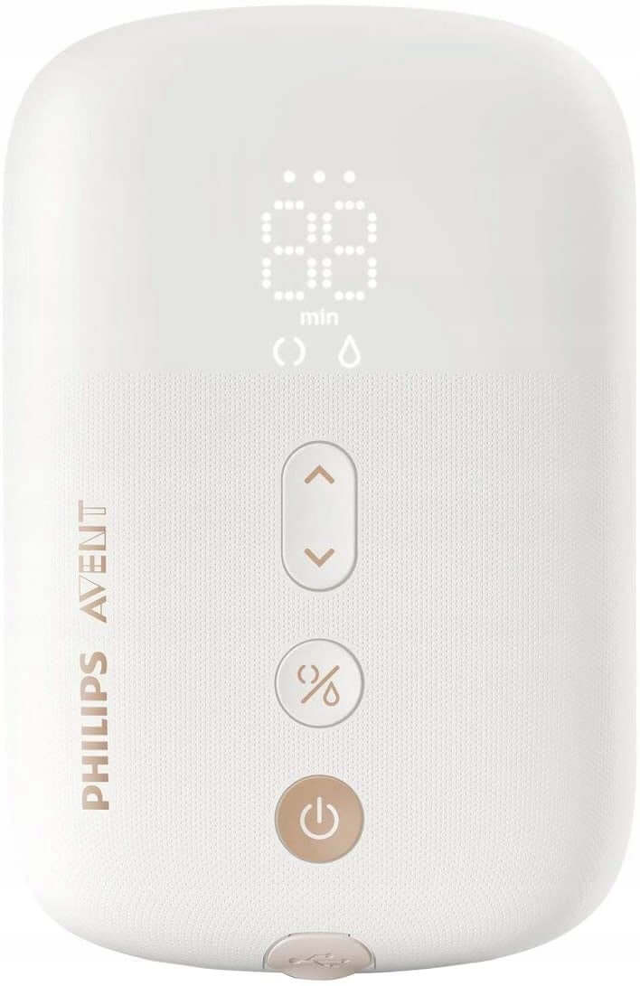 PHILIPS AVENT SCF396/11 LAKTATOR elektryczny, różowy pojedynczy laktator z wyświetlaczem i przyciskami