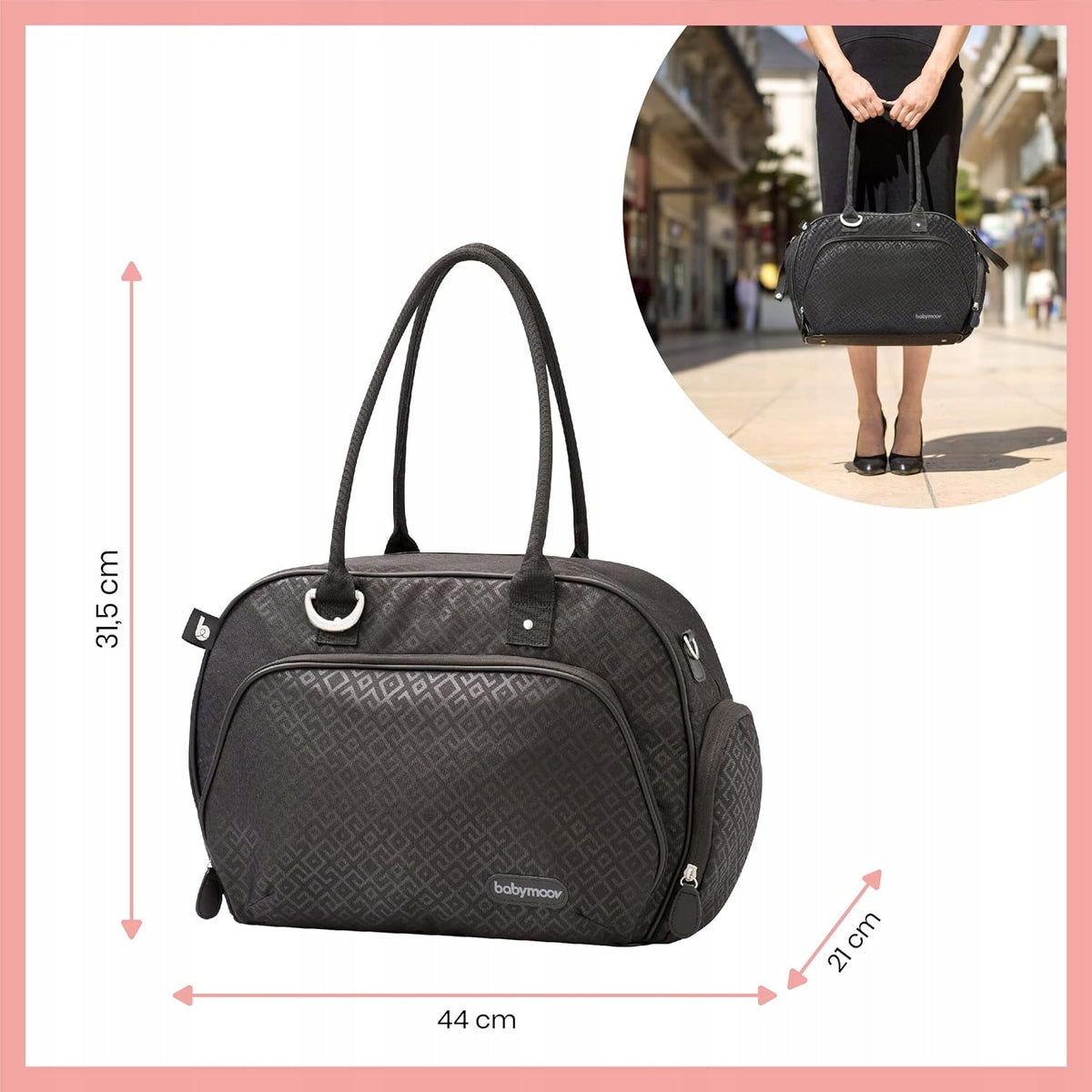 BABYMOOV borsa per passeggino TRENDY BAG + accessori