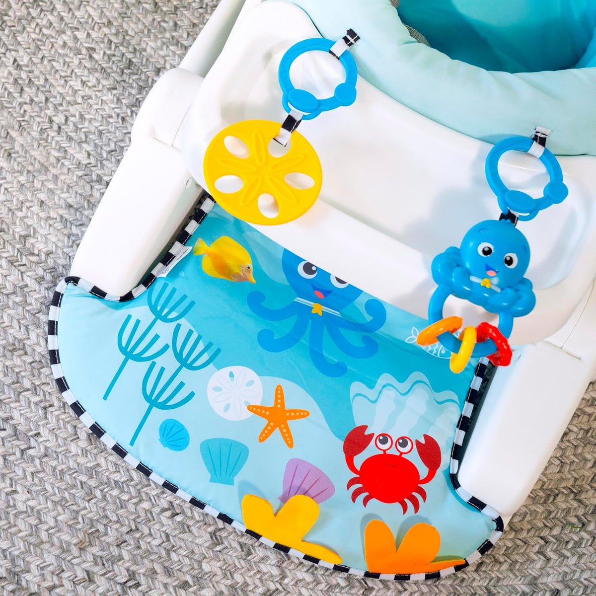 Baby Einstein Sea of Support 2-i-1-sits med avtagbar bricka 4m+