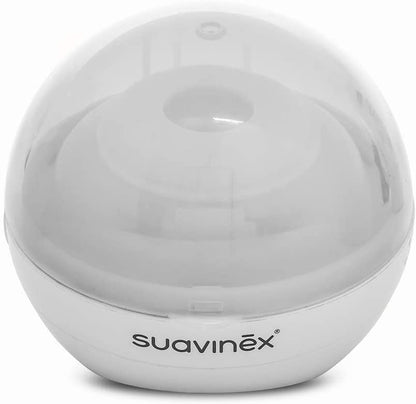 Suavinex Duccio biały sterylizator z zamkniętą pokrywą