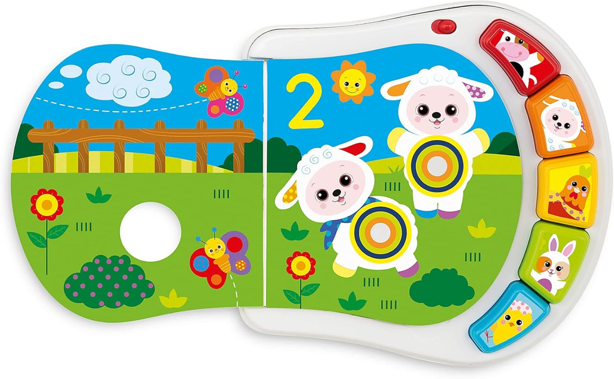 CHICCO Counting Farm carte educațională electronică 19 x 19,5 cm