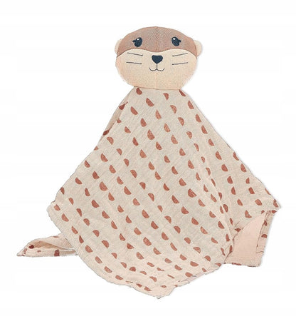 STERNTALER comforter deken om mee te knuffelen OTTER 35 x 35 cm