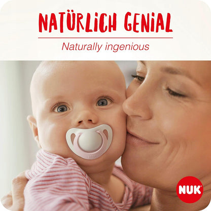 NUK Genius Color dudlík uklidňující x2 18m+