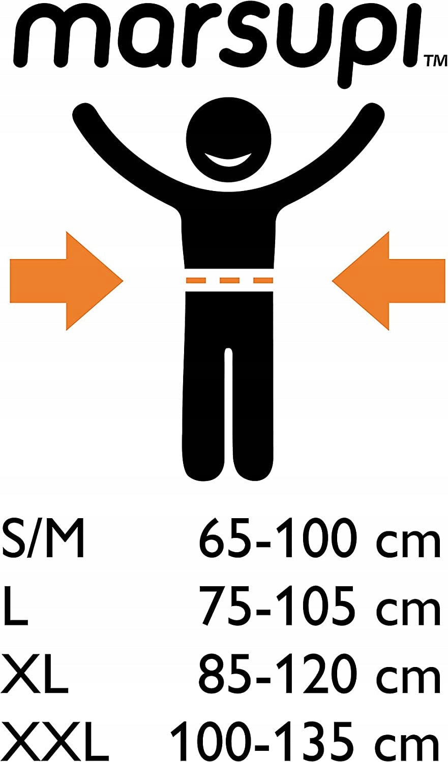 MARSUPI 2.0 nosidełko ergonomiczne L 3,5 - 15 kg, regulacja obwodu talii 75-105 cm
