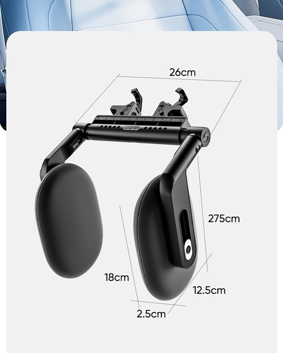 RUNSNAIL apoio de cabeça para automóvel, regulação de 7-18 cm a 180 °