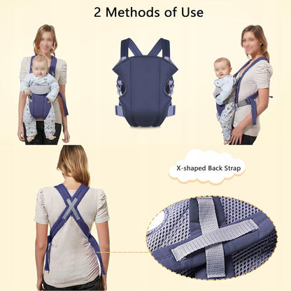 NOSIDEŁKO ergonomiczne regulowane 3,5-15 kg z X-strap i 2 metodami noszenia
