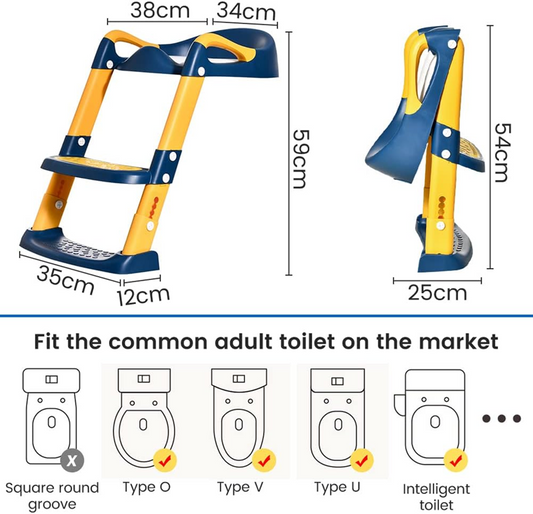 MUOIVG toilet seat cover with steps