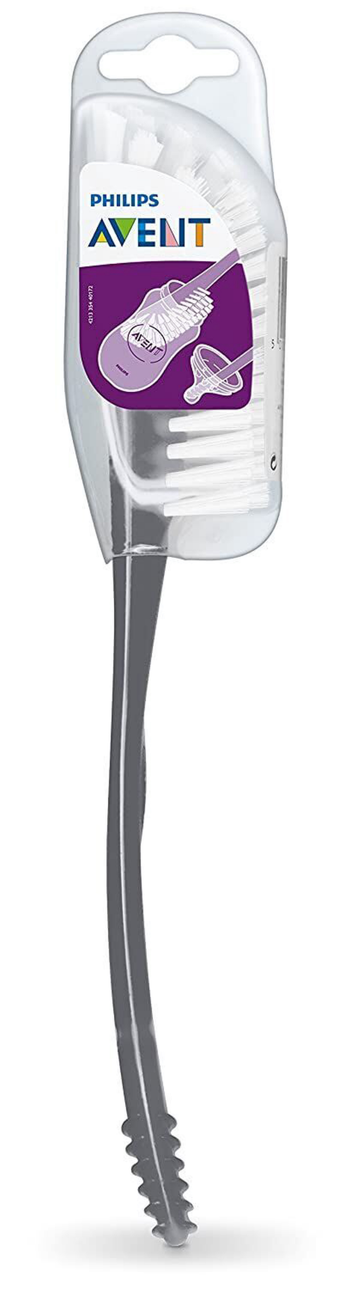 PHILIPS AVENT SCF145/08 rengöringsborste för nappar och flaskor + fodral