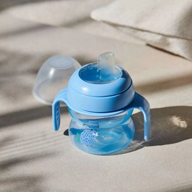 MAM Starter Cup drikkekop med spildsikring 150 ml 4 m+ BJØRN
