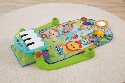 FISHER-PRICE aktivitetsmåtte 3-i-1 KICK&PLAY Piano Gym