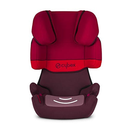 CYBEX Solution X fix – czerwony fotelik widziany z przodu