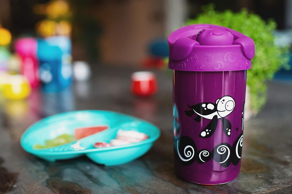 TOMMEE TIPPEE No Knock чаша с накрайник 300 ml 18 м+ КОСТЕНУРКА