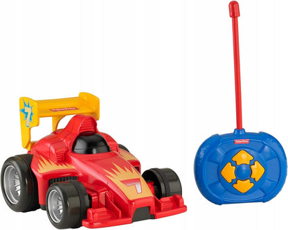 FISHER-PRICE My Easy RC samochód zdalnie sterowany, czerwony pojazd z pilotem dla dzieci 3+