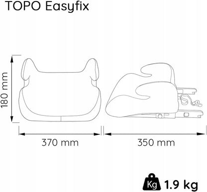 NANIA eASYFIX bältesstol grupp III / 22-36kg