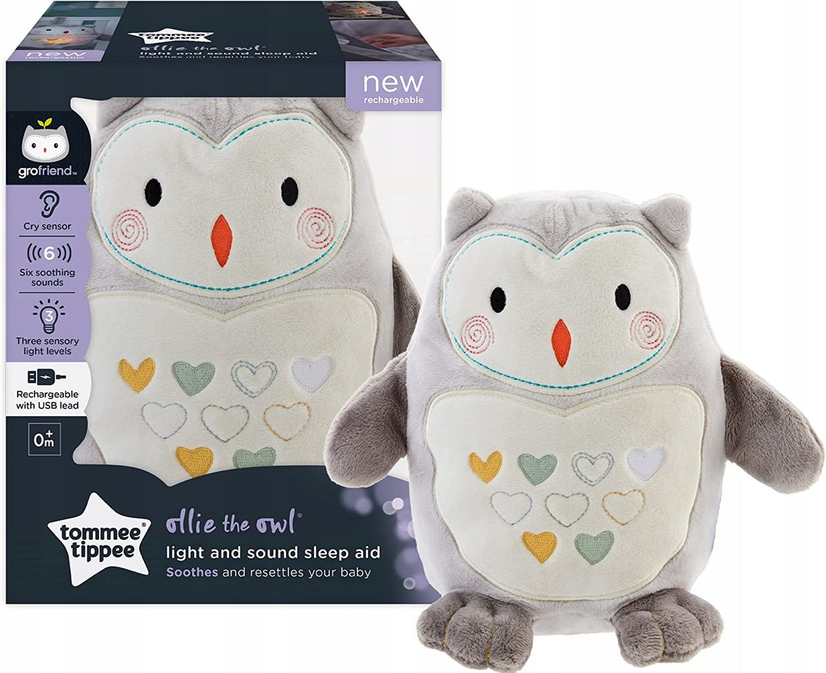 TOMMEE TIPPEE Bufnița Ollie Jucărie de pluș cu sunete fără lumină