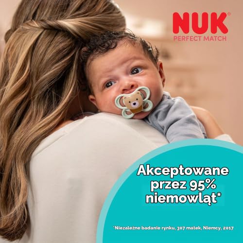 Sucettes NUK Perfect Match Air 0-6 mois x2