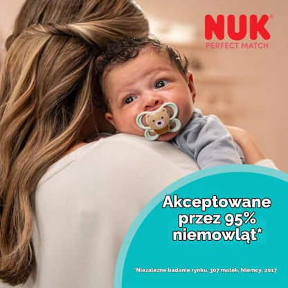 Sucettes NUK Perfect Match Air 0-6 mois x2
