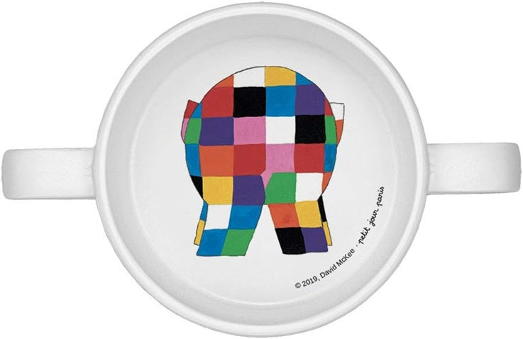 PETIT JOUR PARIS tazza per imparare a bere con beccuccio 150 ml 6 m+ ELEFANTE ELMER