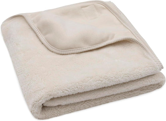 JOLLEIN Basic tæppe Jersey/Sherpa 75x100 cm Oatmeal