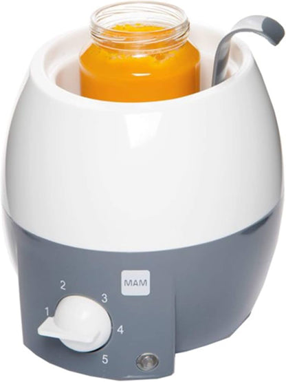MAM chauffe-biberon et chauffe-repas 2-en-1, réglage automatique de la température