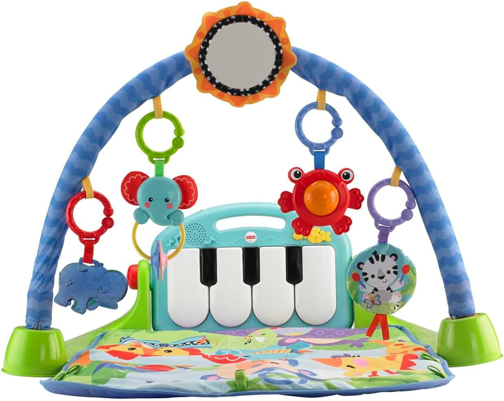 FISHER-PRICE aktivitetsmåtte 3-i-1 KICK&PLAY Piano Gym