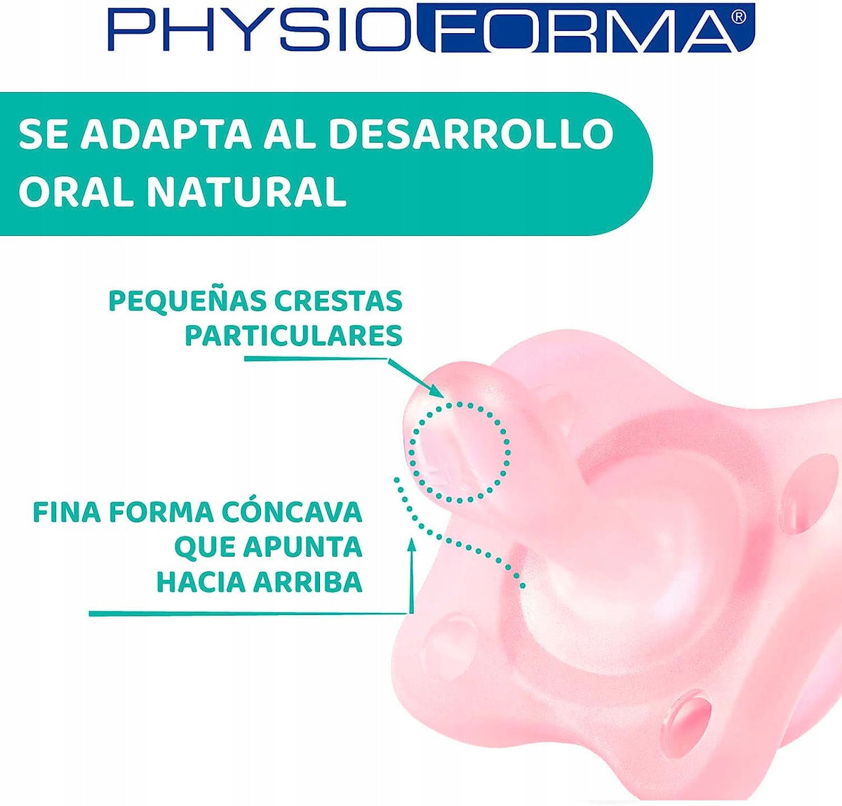 CHICCO PhysioForma smoczek x2 2-6m MINI SOFT, różowy, ergonomiczny smoczek uspokajający z delikatną formą