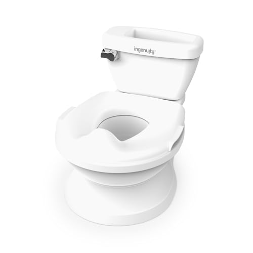 Ingenuity My Size Potty Pro – biały nocnik z pokrywą