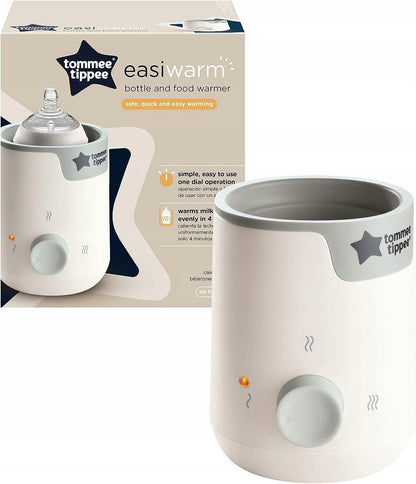 TOMMEE TIPPEE Easi-Warm podgrzewacz do butelek i słoików, szary, elektryczny, używany, z pudełkiem