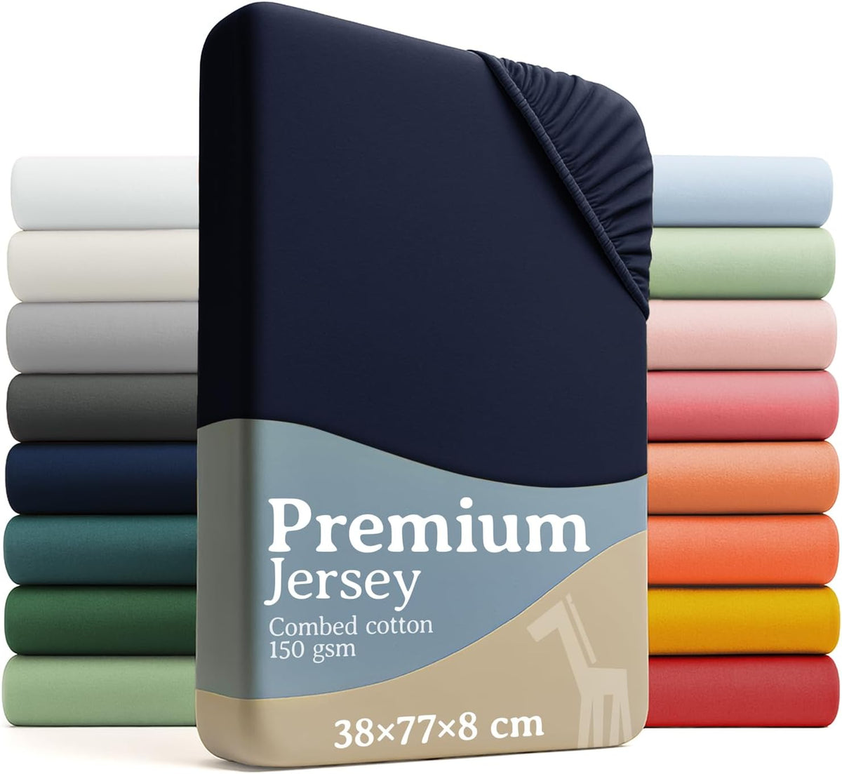 Elastic band makes it easy to put on and take off the sheet quickly. Stable fit helps keep the fabric in place