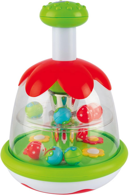 CHICCO Rainbow Spinner peão com motivo de prado 16 x 22 cm 6 m+