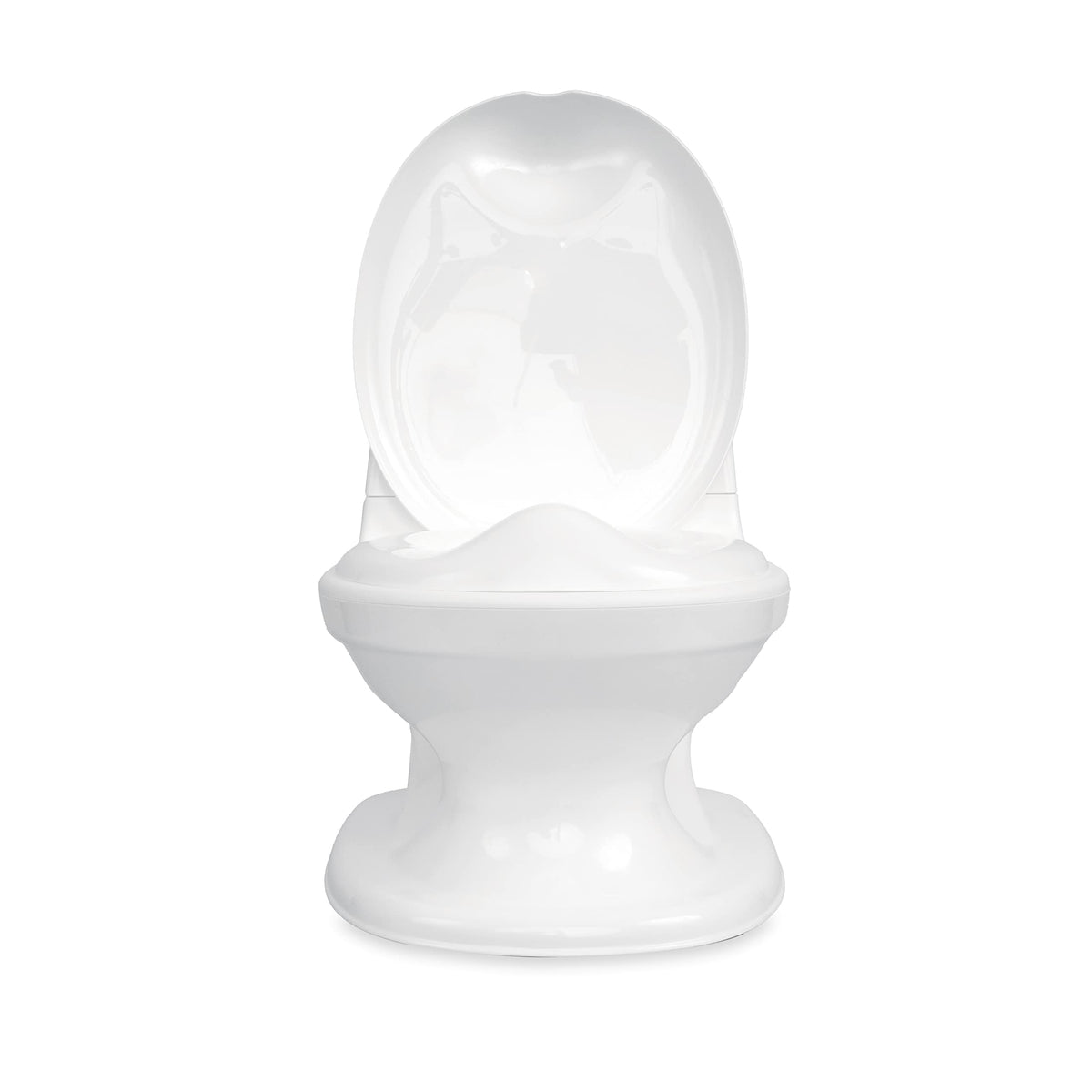 Nuby My Real Potty – biały nocnik z otwartą pokrywą