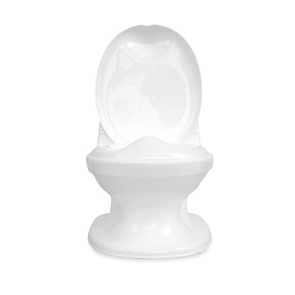 Nuby My Real Potty – biały nocnik z otwartą pokrywą