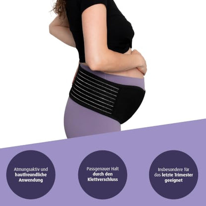 Reer MAMA – grafika przedstawiająca sposób noszenia pasa