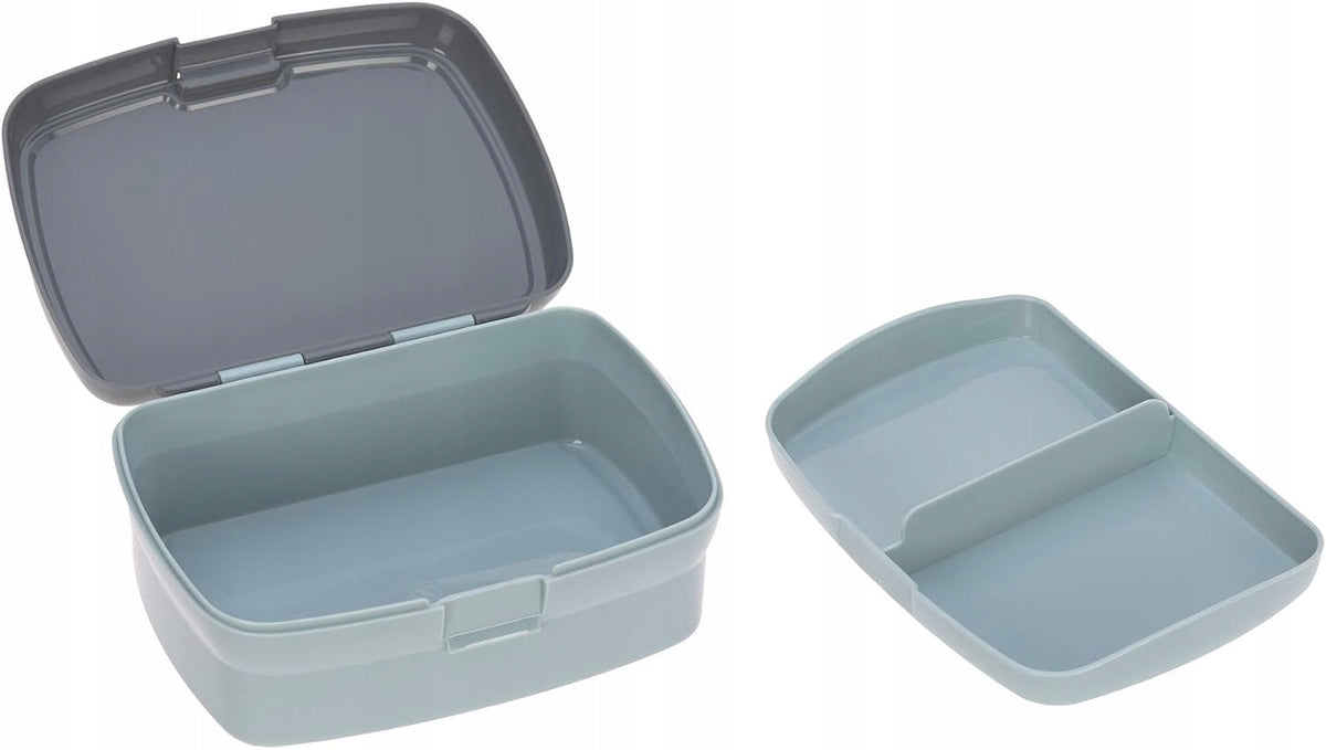 LASSIG zestaw śniadaniowy BIDON śniadaniówka, lunchbox z pojemnikiem na przekąski i bidonem