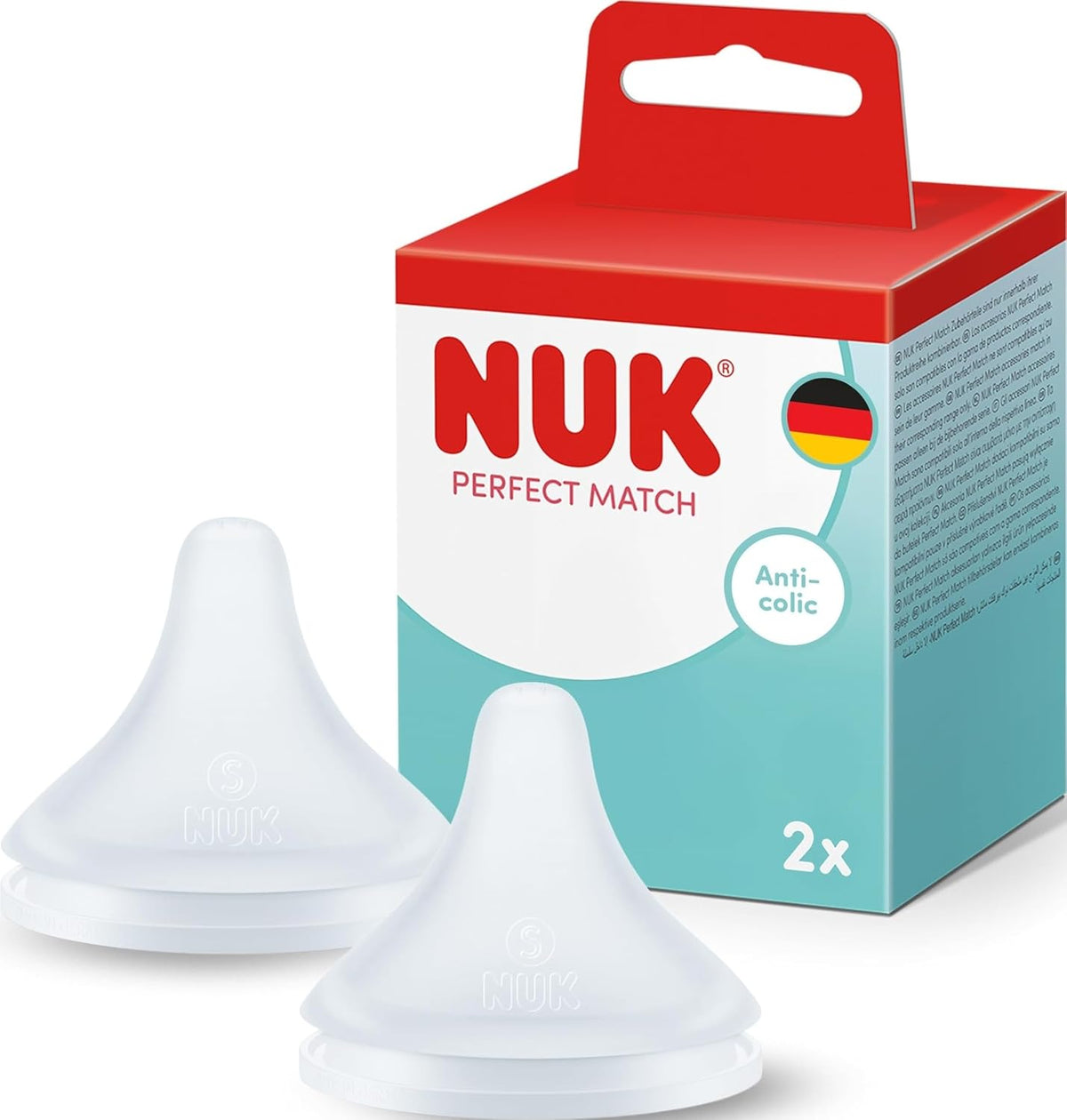 NUK Perfect Match биберон 6m+ x2