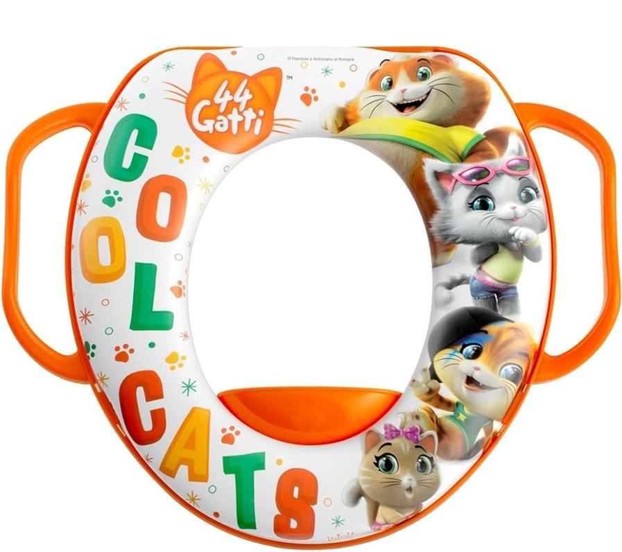 LULABI 44 Macska puha WC-szűkítő fogantyúkkal 12 hónap+
